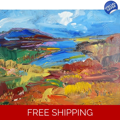 Beautiful colourful landscape 082